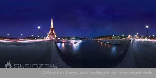 Paris - Eiffelturm Seine (Magic Hour)